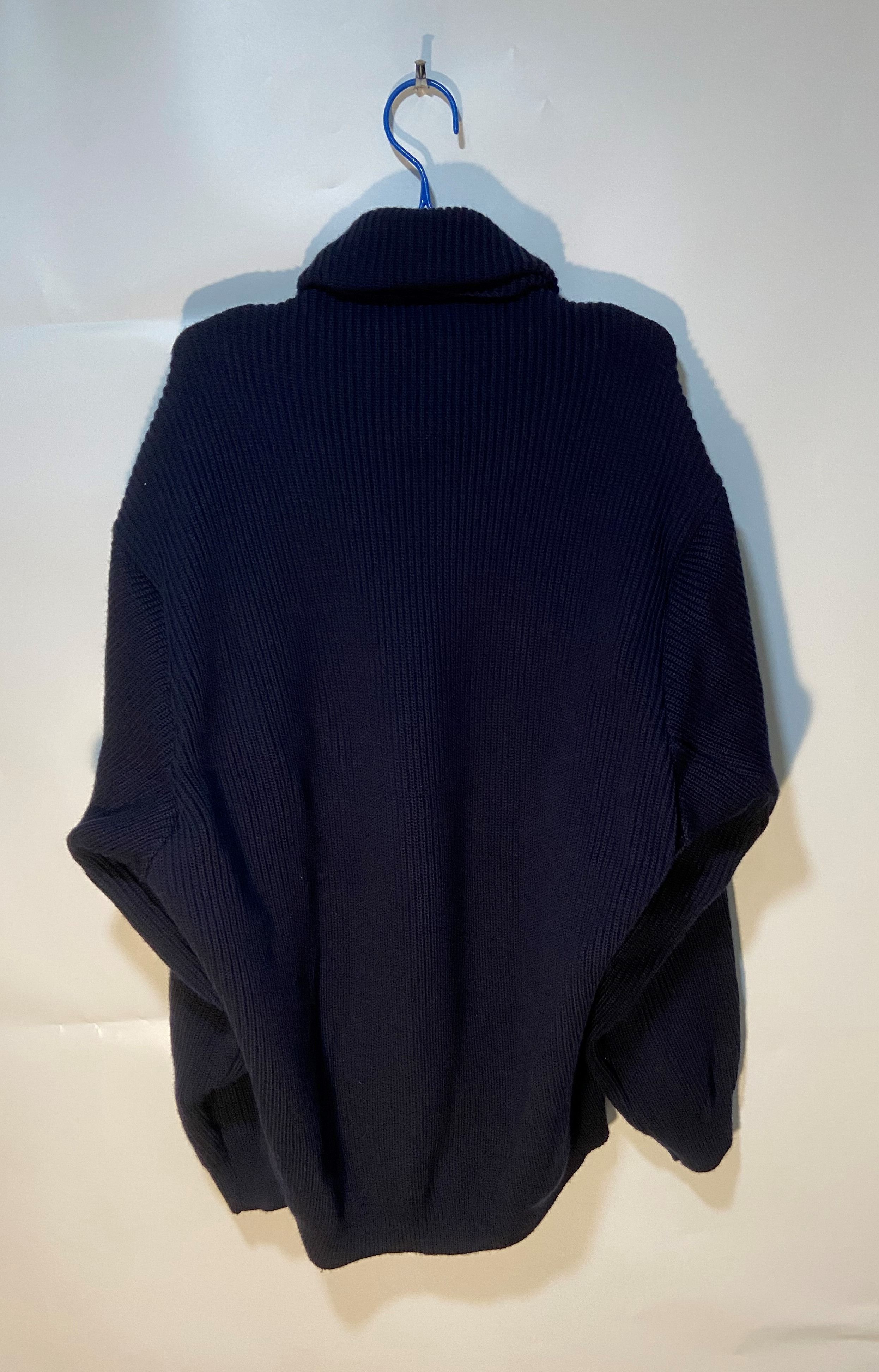 Hed Mayner Hed Mayner 18AW Navy Turtleneck Size US S / EU 44-46 / 1 - 3 Thumbnail
