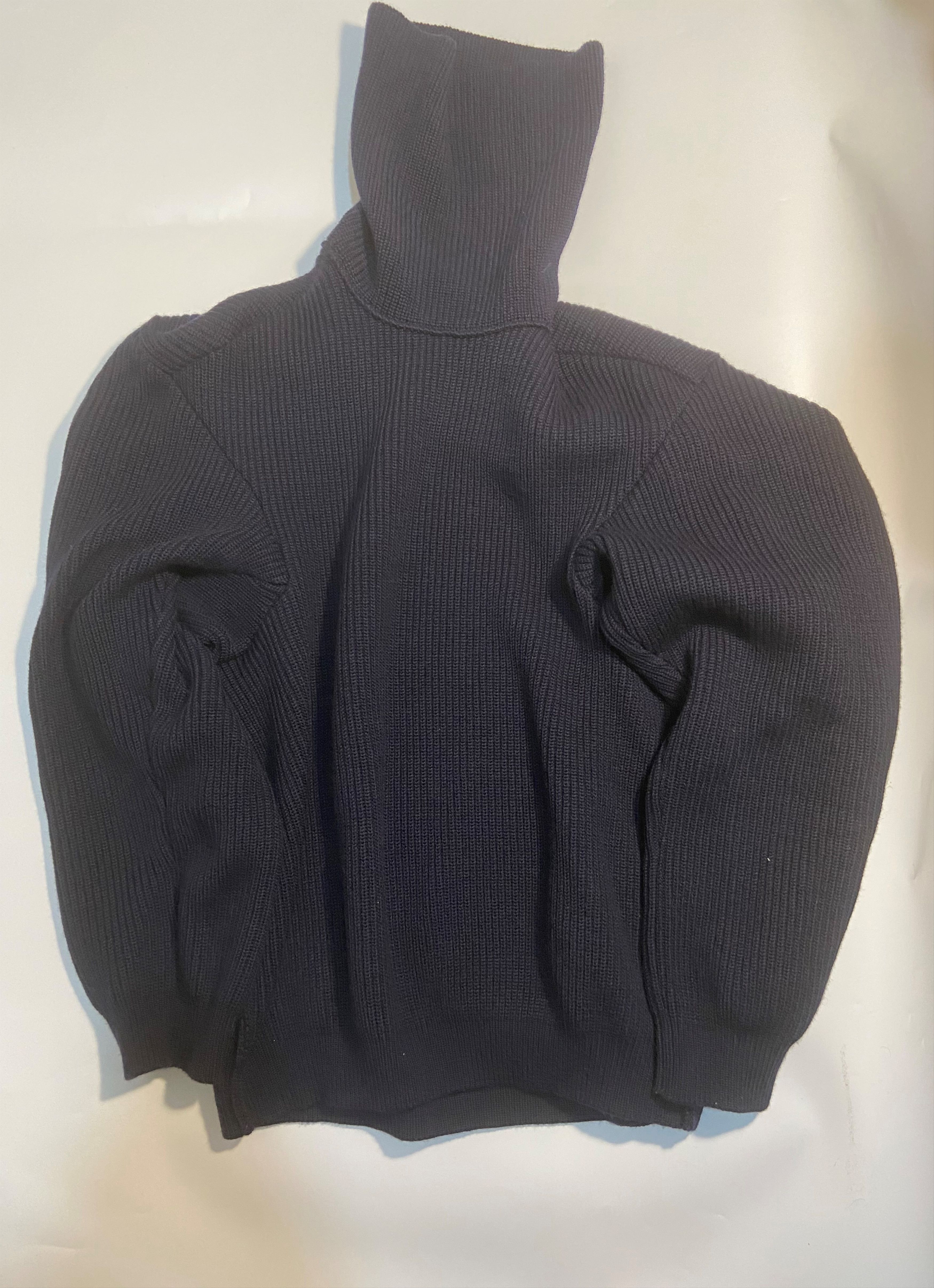 Hed Mayner Hed Mayner 18AW Navy Turtleneck Size US S / EU 44-46 / 1 - 6 Thumbnail