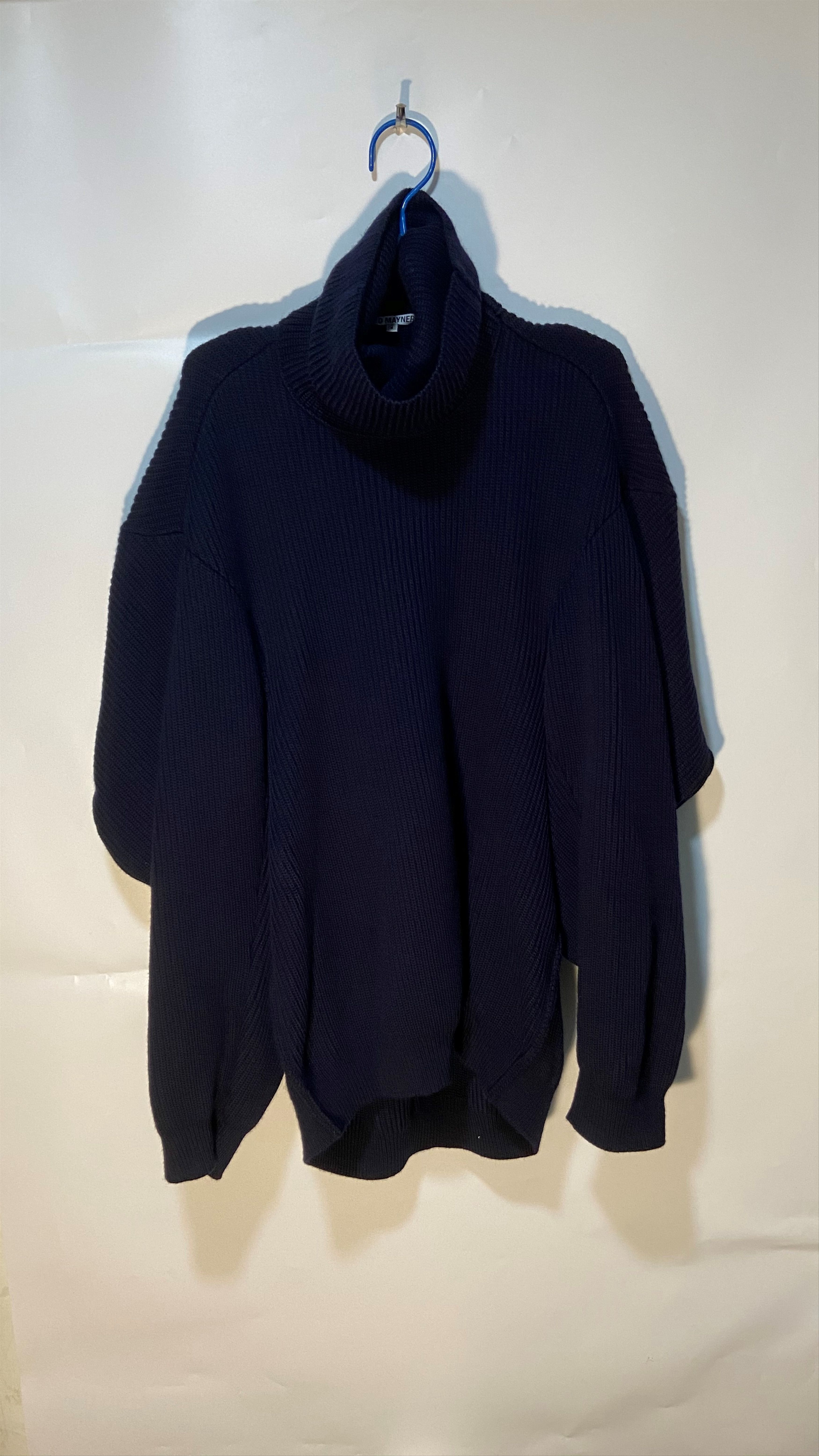 Hed Mayner Hed Mayner 18AW Navy Turtleneck Size US S / EU 44-46 / 1 - 2 Thumbnail