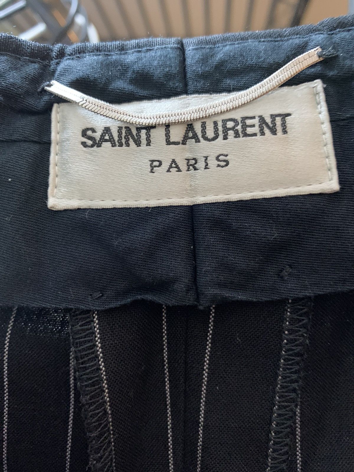 Hedi Slimane × Saint Laurent Paris saint laurent 2013 skinny striped trousers Size 46R - 2 Thumbnail