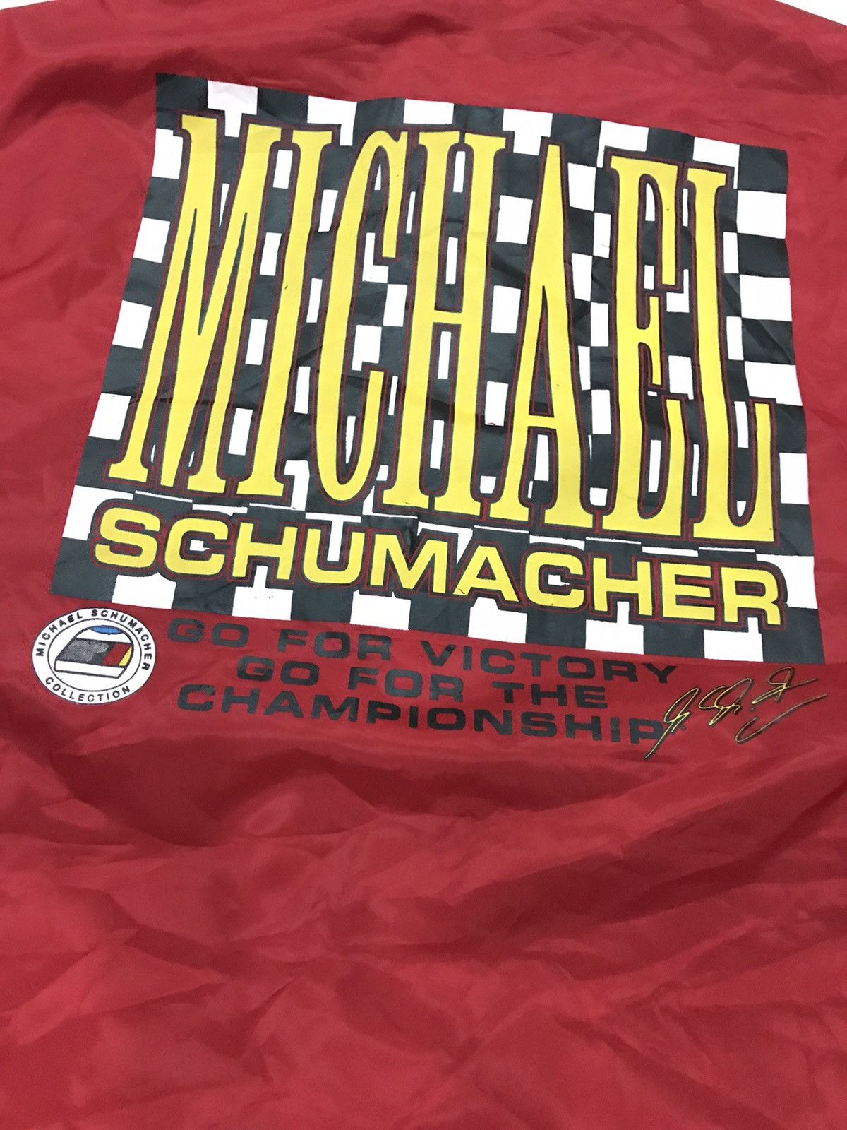Vintage VINTAGE MICHAEL SHUMACHER COLLECTION WINDBREAKER 1990s Size US L / EU 52-54 / 3 - 3 Thumbnail