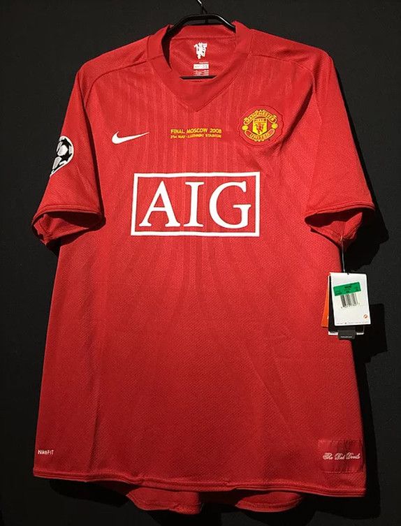 MANCHESTER UNITED HOME 07/08 UCL RONALDO 7#, 'Final Moscow …