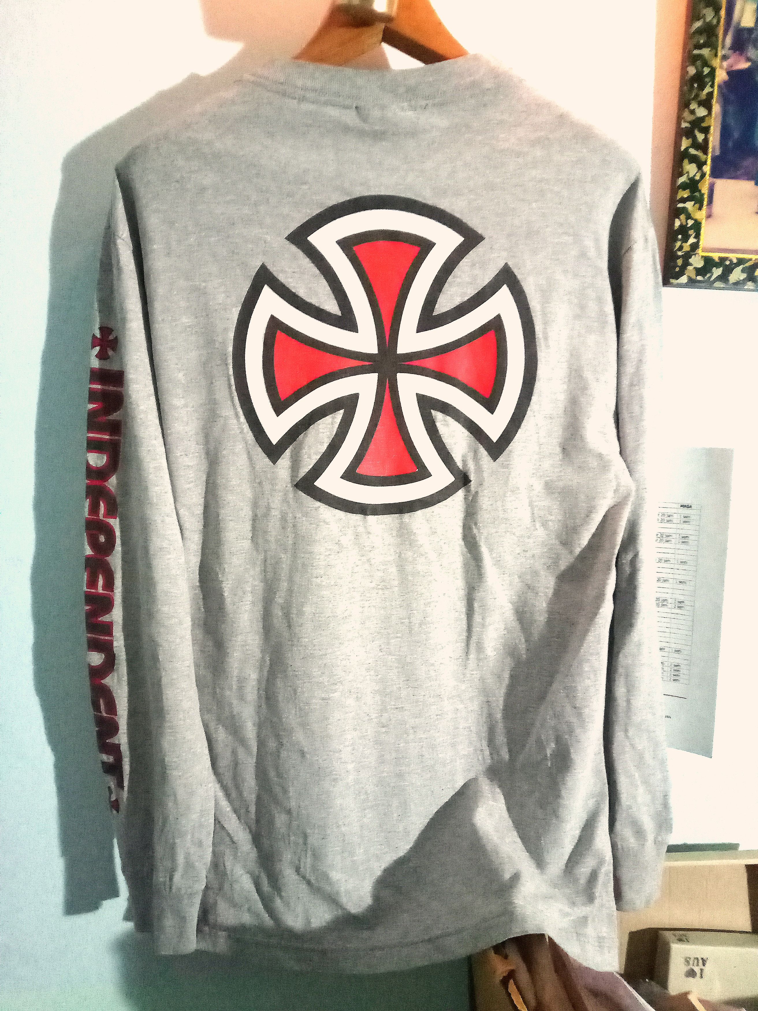 Thrasher Vintage independent Skate Trucker Nhs Long-sleeved big logo Size US M / EU 48-50 / 2 - 5 Thumbnail