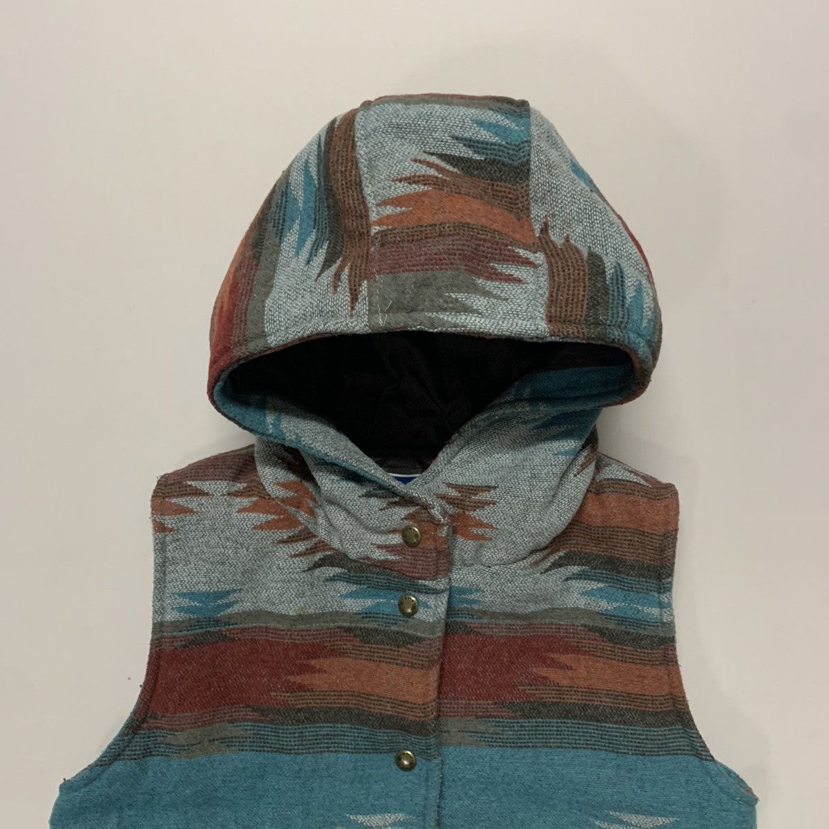 Japanese Brand × Native SICKSS 💥THE EMPORIUM Aztec Navajo Design Native Hooded Vest Size US S / EU 44-46 / 1 - 6 Thumbnail