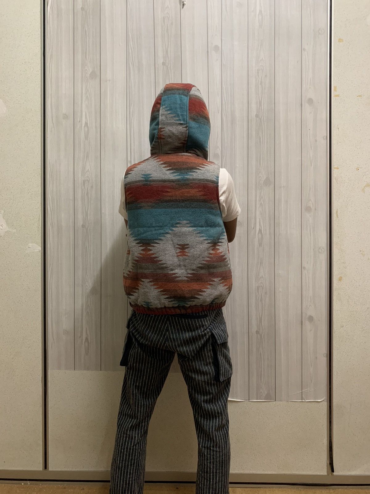 Japanese Brand × Native SICKSS 💥THE EMPORIUM Aztec Navajo Design Native Hooded Vest Size US S / EU 44-46 / 1 - 3 Thumbnail