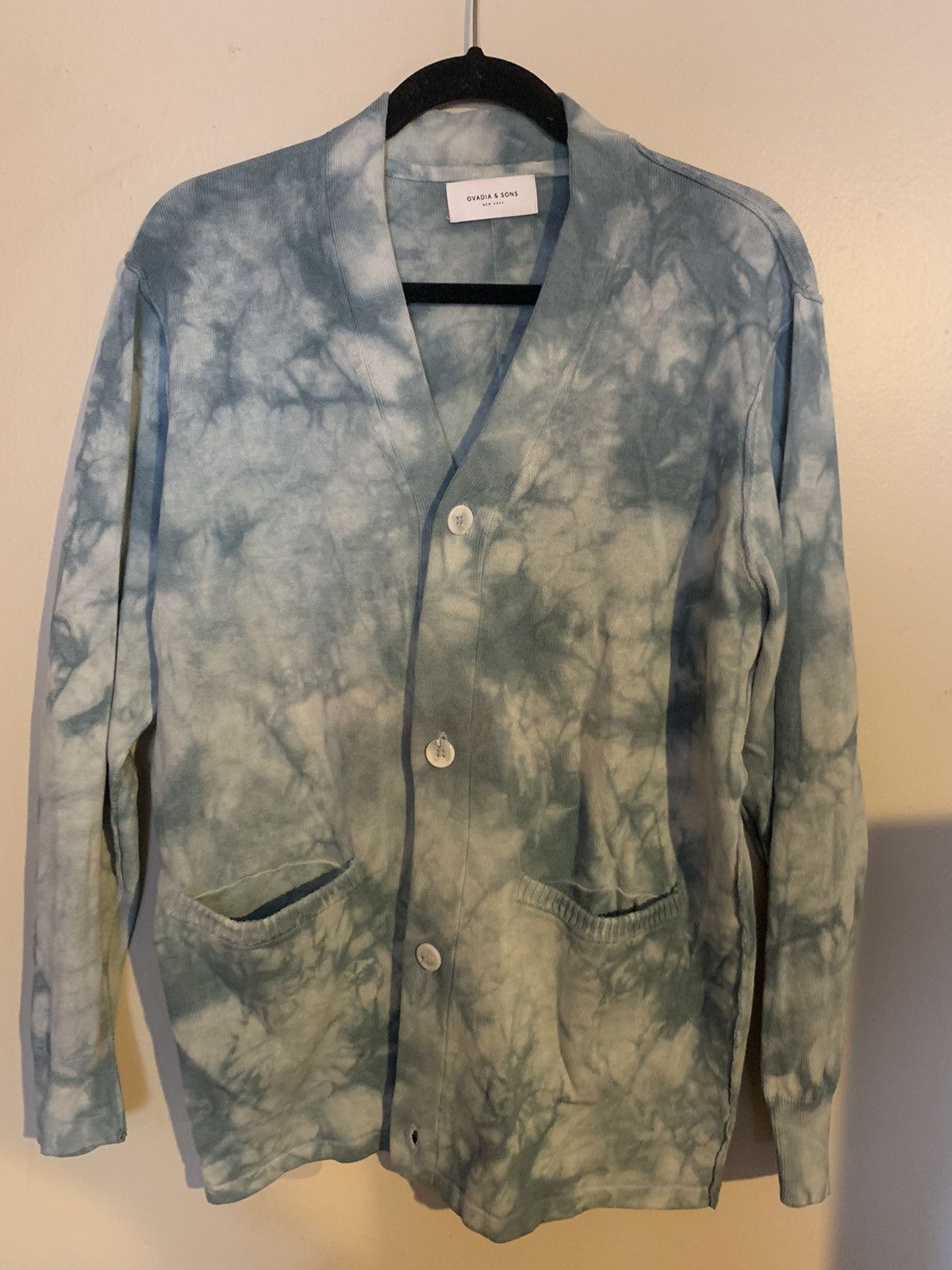 Ovadia Sons Ovadia Sons Tie Dye Cardigan Sweater Grailed