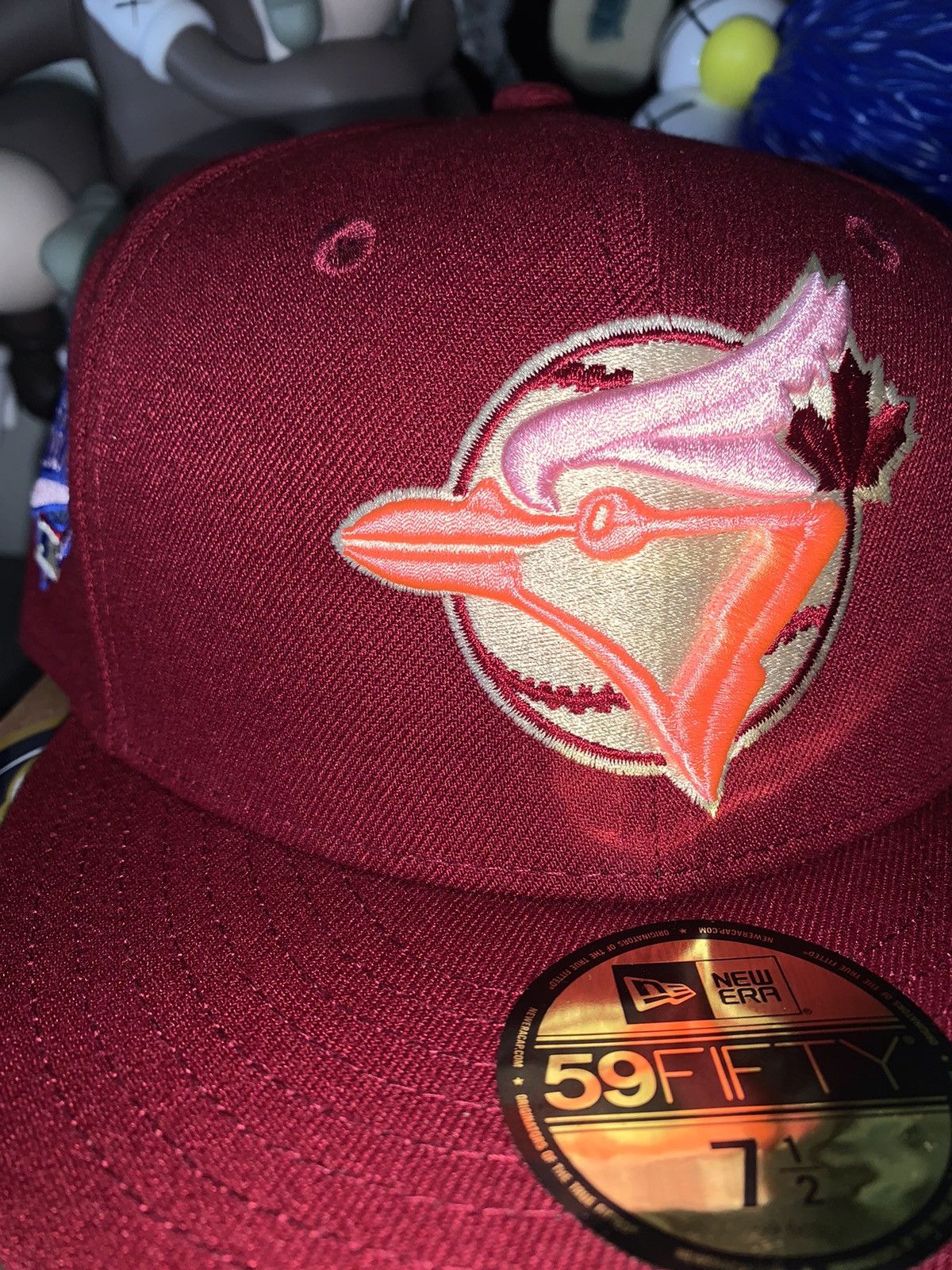 Hat Club 2024 Red Velvet Toronto Bluejays New Era 7 1/4