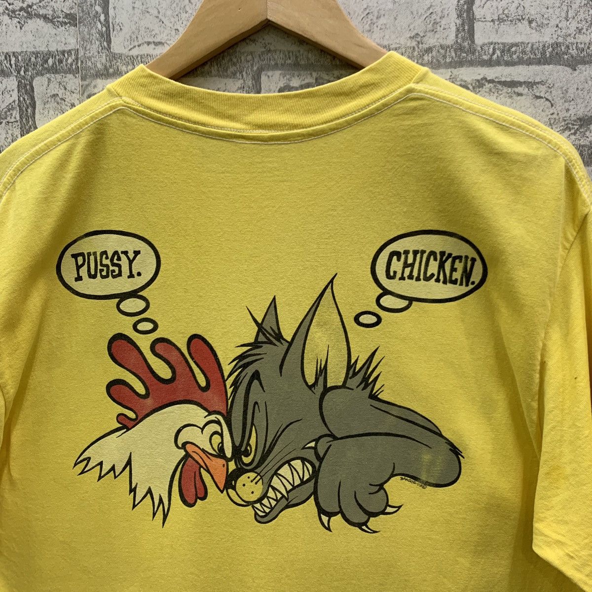 No Fear × Vintage RARE!! Vintage 90s No Fear Surfing Animal T-shirts Size US L / EU 52-54 / 3 - 4 Thumbnail