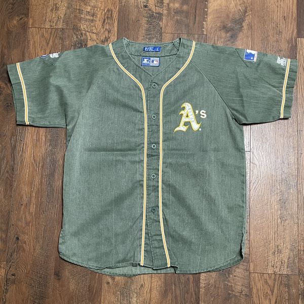 Vintage Vintage 1990s Oakland Athletics MLB Starter Baseball Jersey