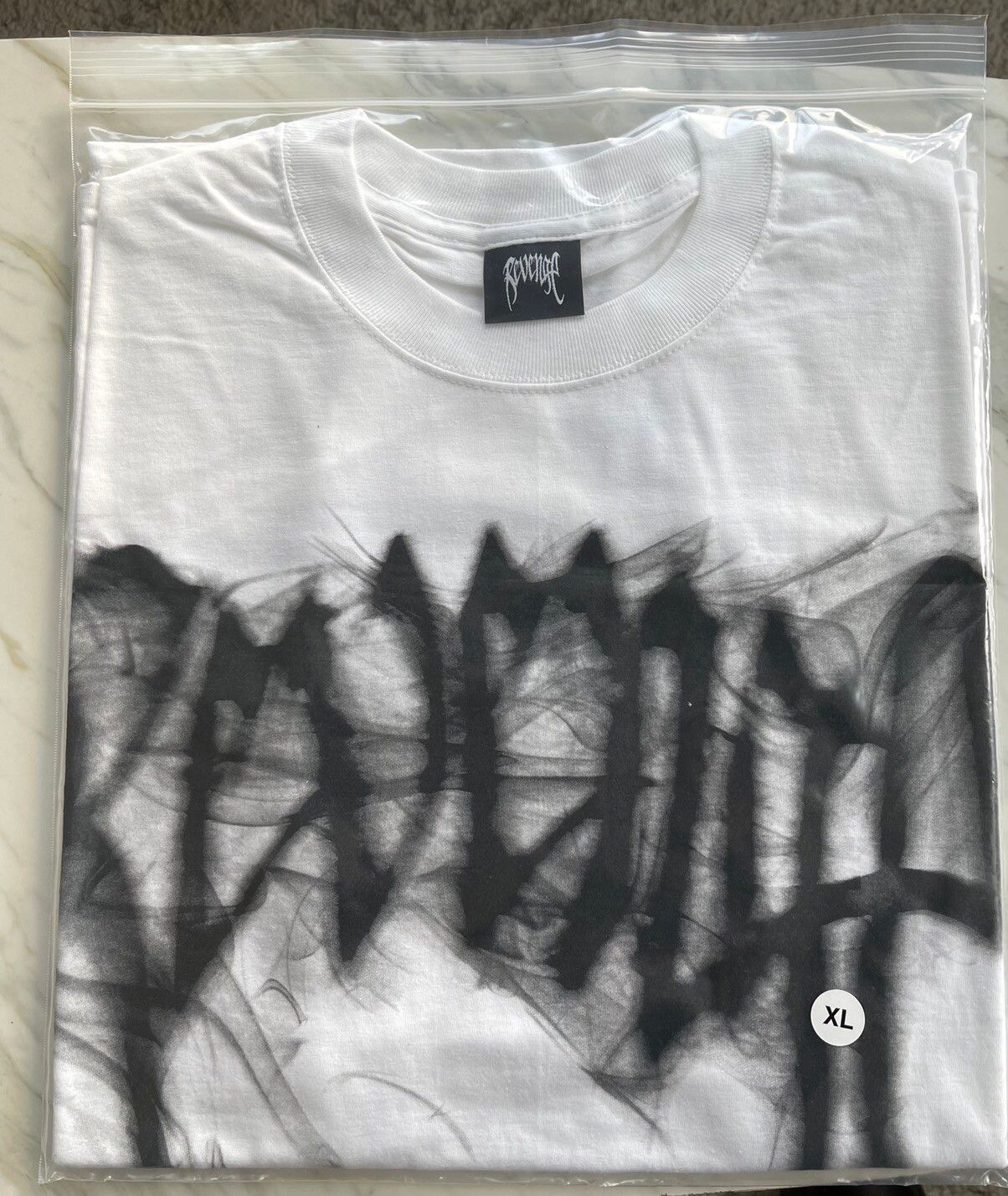 Revenge Revenge Smoke T-Shirt White Size XL | Grailed