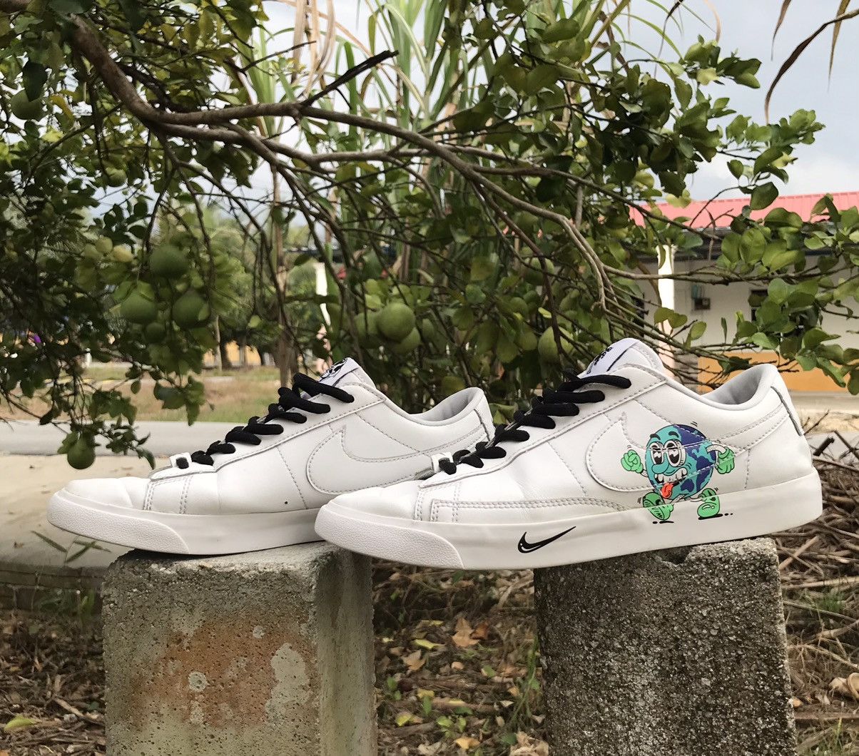 nike blazer flyleather steve harrington earth day