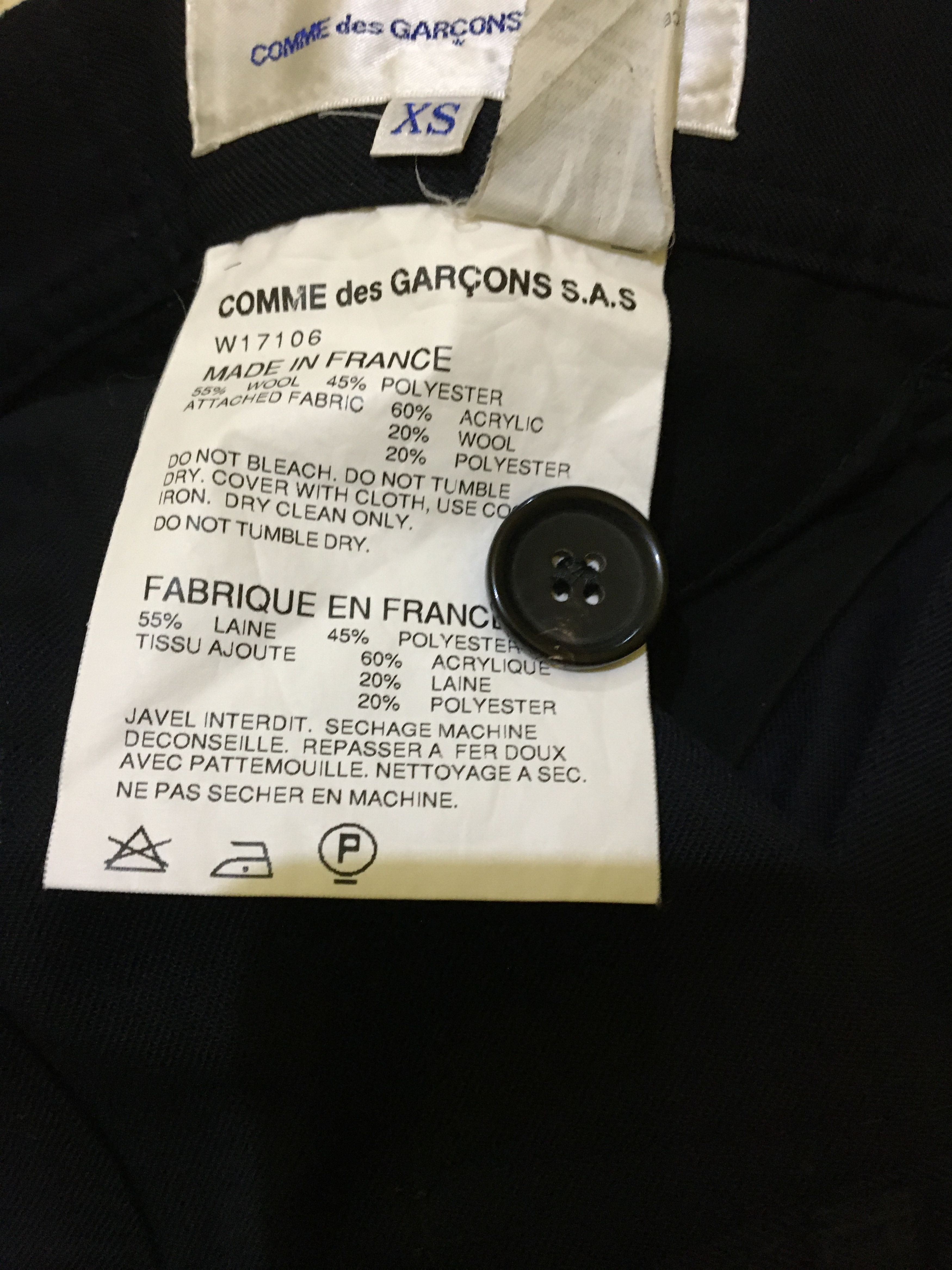 Comme des Garcons GRAIL Comme Des Garcons Runway A/W 2015 Panel Pants Size US 32 / EU 48 - 11 Thumbnail