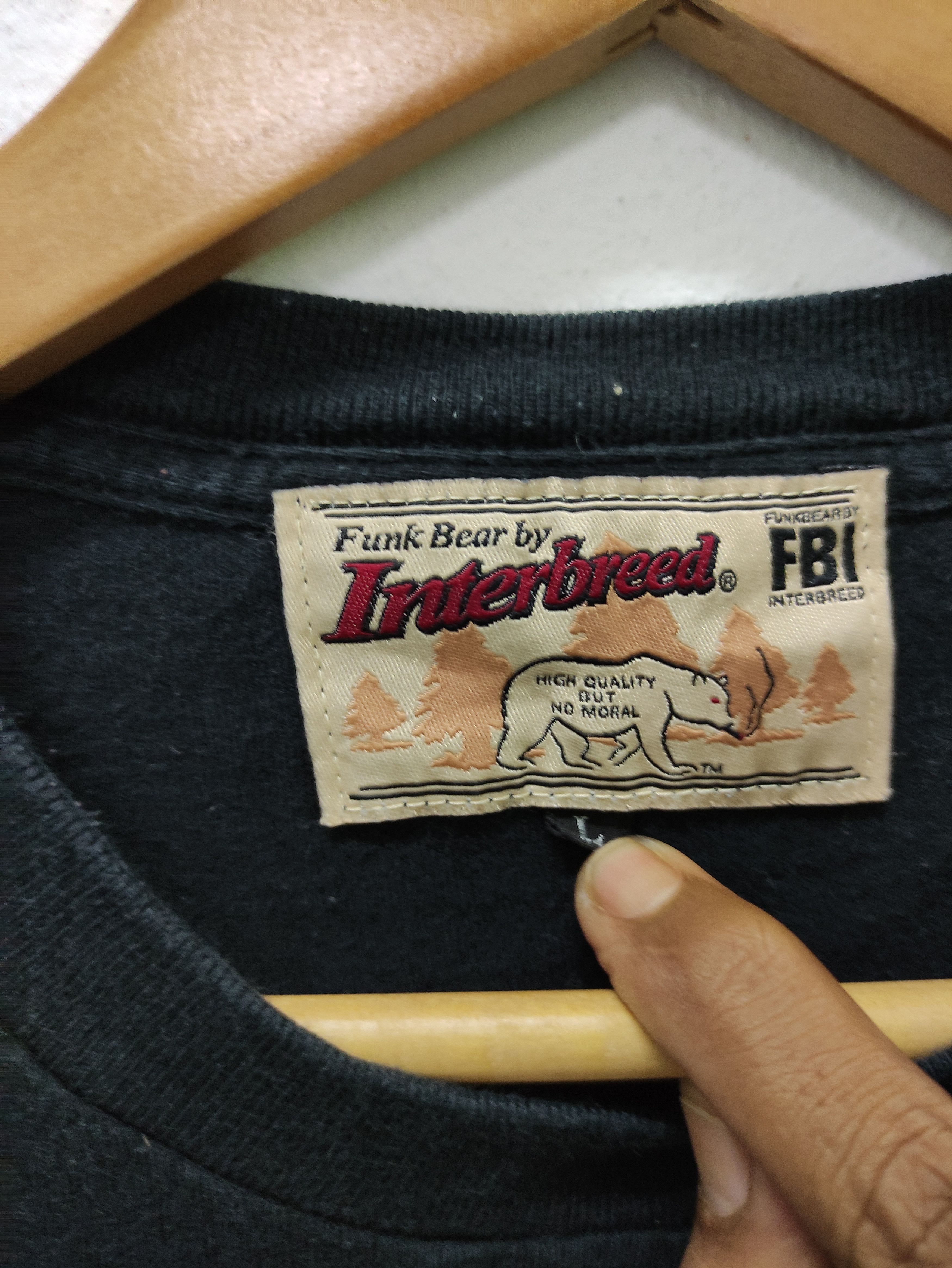 Vintage Vintage Funk Bear Interbreed x Prime Time T-Shirt Size US L / EU 52-54 / 3 - 4 Thumbnail