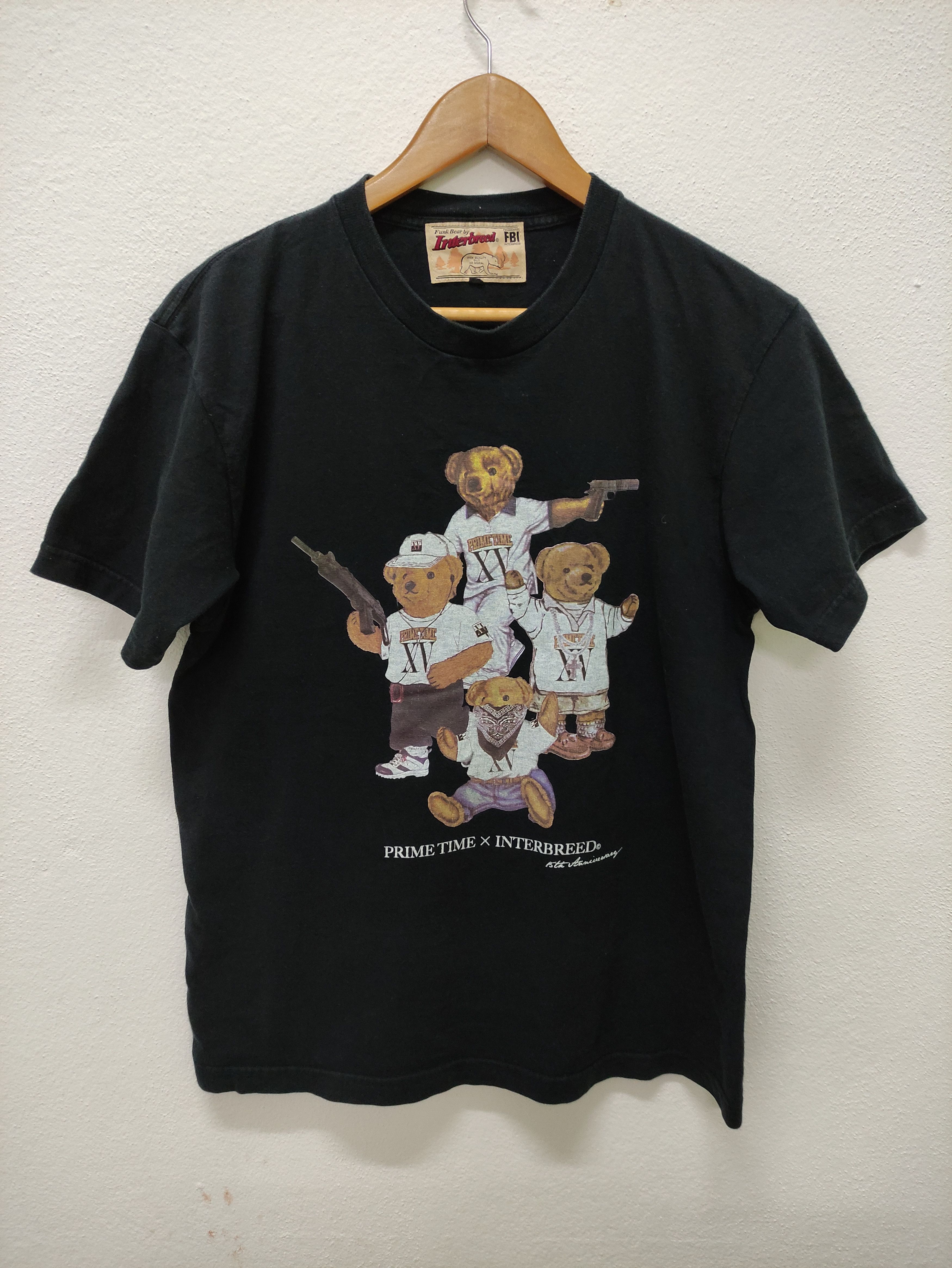 Vintage Vintage Funk Bear Interbreed x Prime Time T-Shirt Size US L / EU 52-54 / 3 - 1 Thumbnail