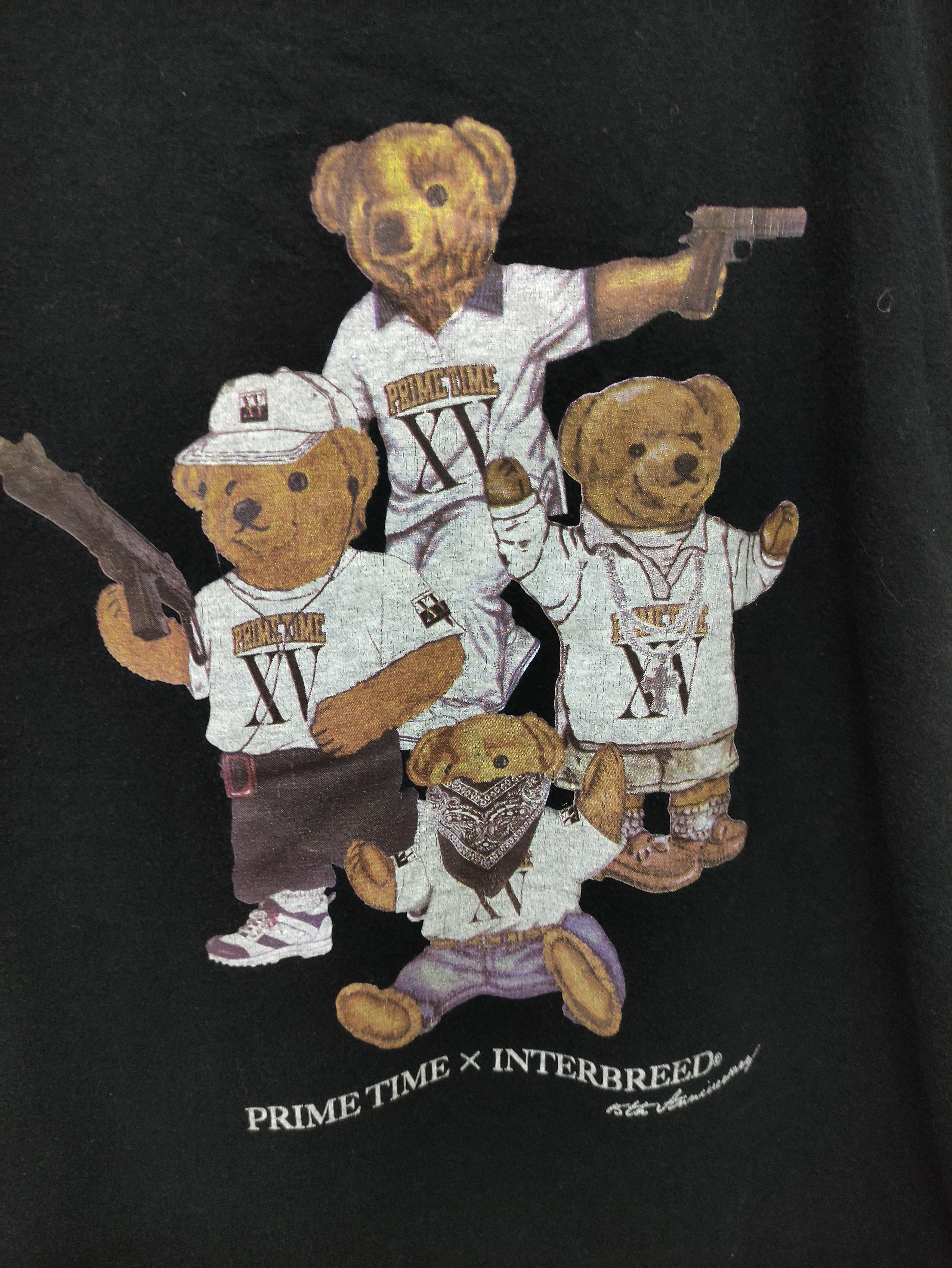 Vintage Vintage Funk Bear Interbreed x Prime Time T-Shirt Size US L / EU 52-54 / 3 - 2 Thumbnail