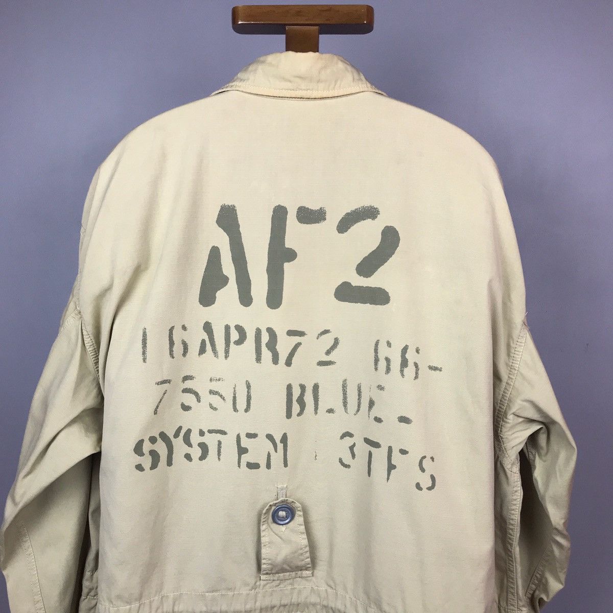 Designer × Vintage Blue System Slant Multi Pocket Military Parka Size US M / EU 48-50 / 2 - 5 Thumbnail