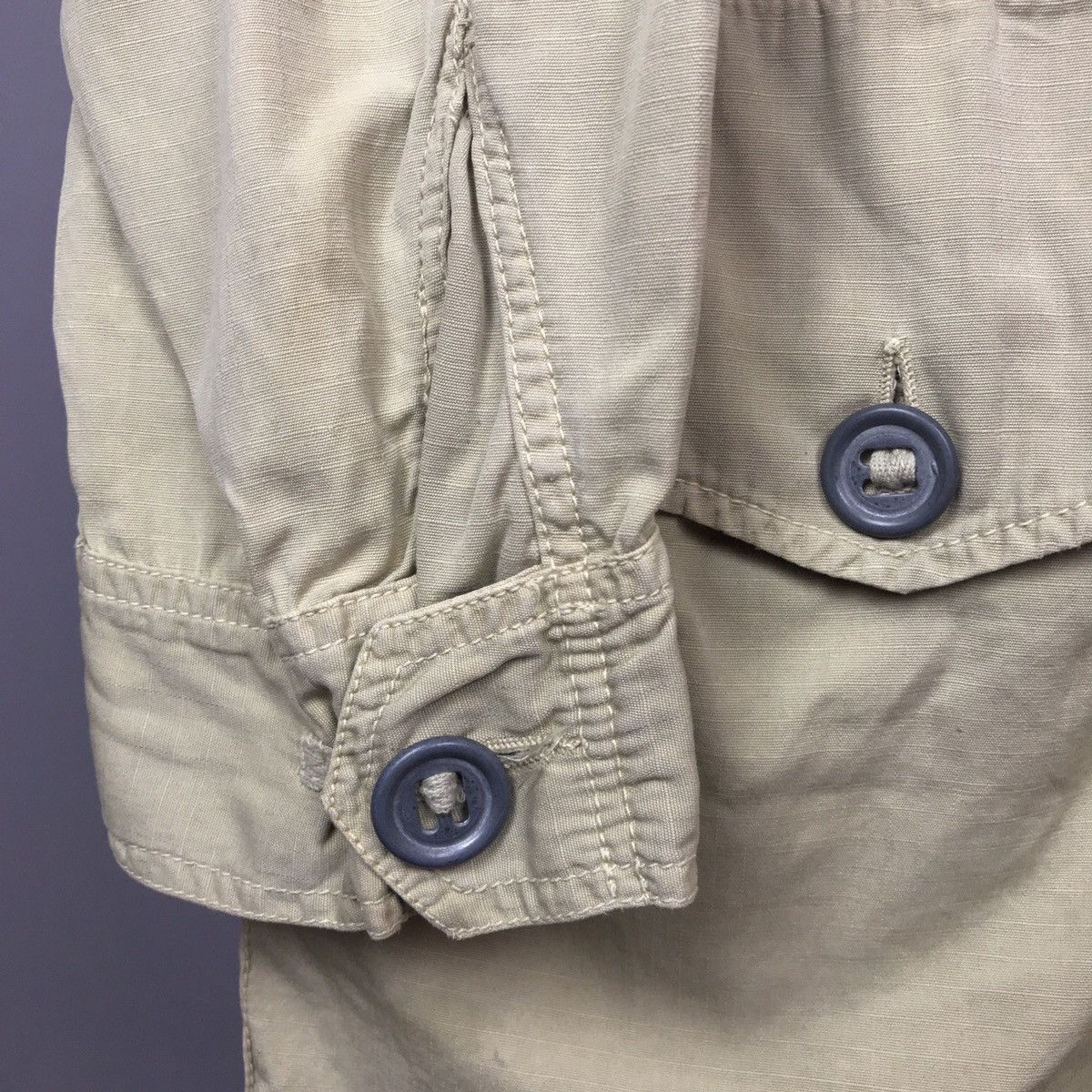 Designer × Vintage Blue System Slant Multi Pocket Military Parka Size US M / EU 48-50 / 2 - 10 Thumbnail