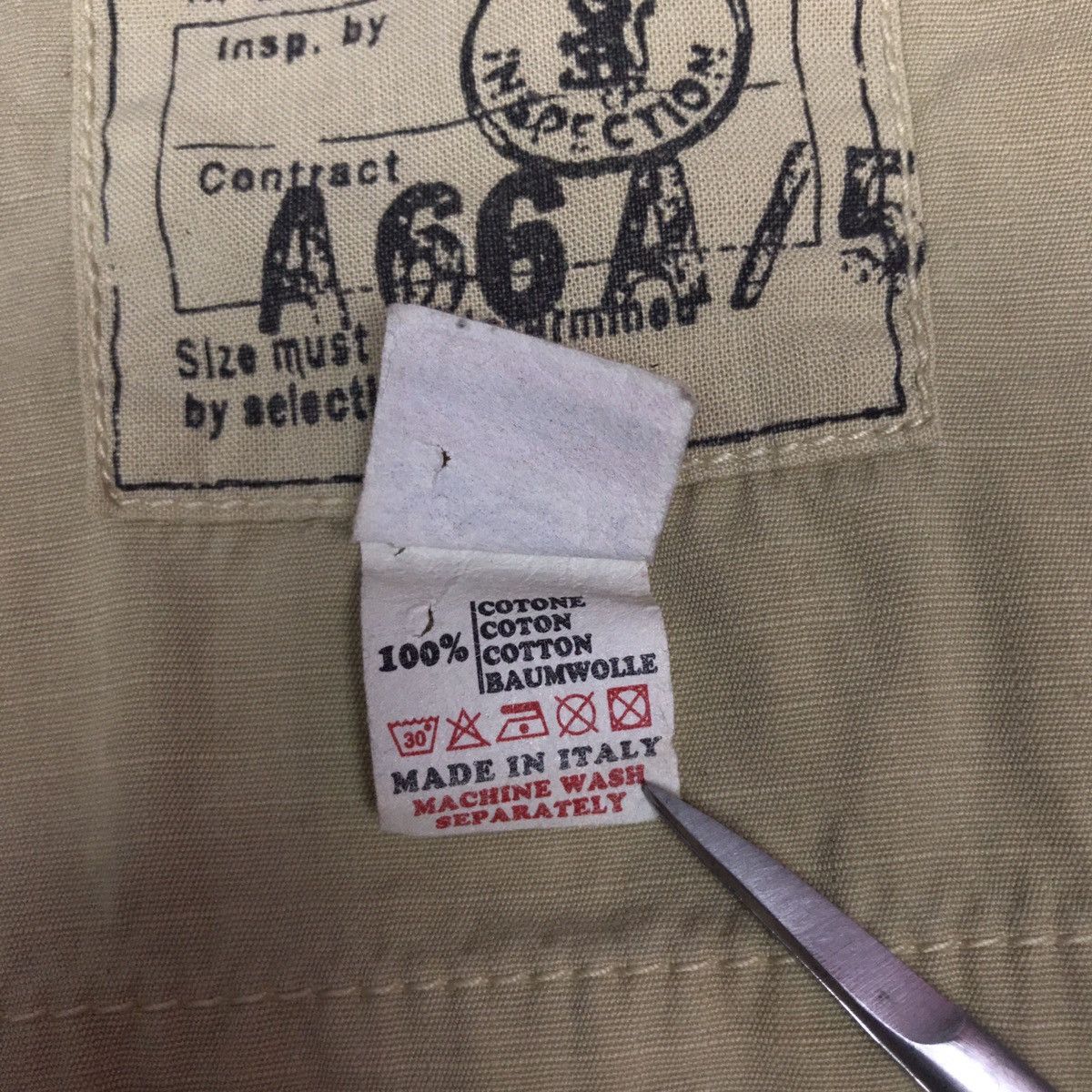 Designer × Vintage Blue System Slant Multi Pocket Military Parka Size US M / EU 48-50 / 2 - 12 Thumbnail