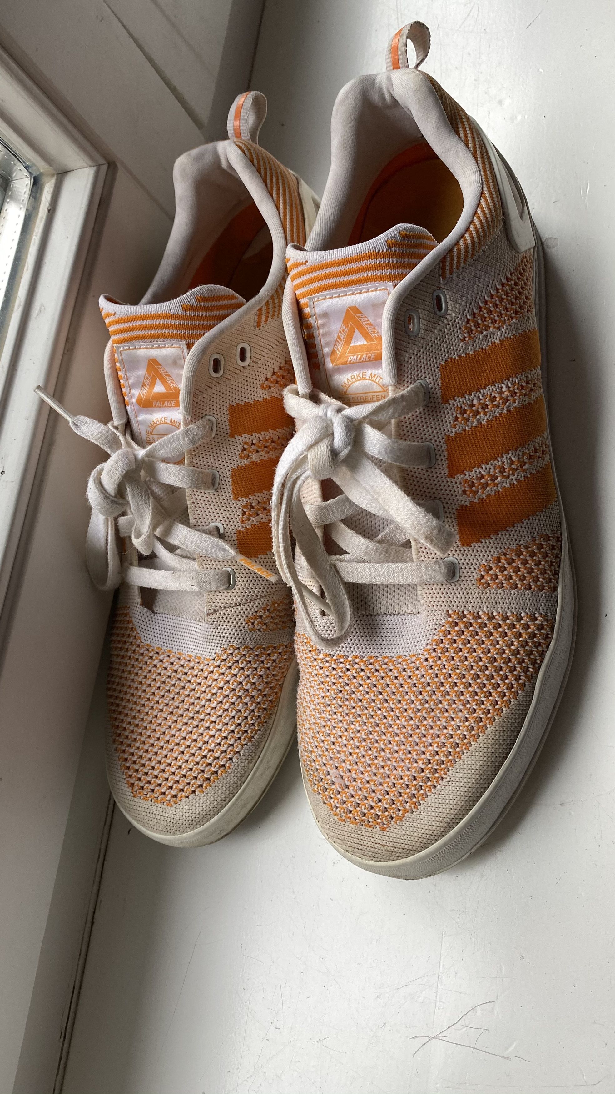 Adidas x palace shoes orange hotsell