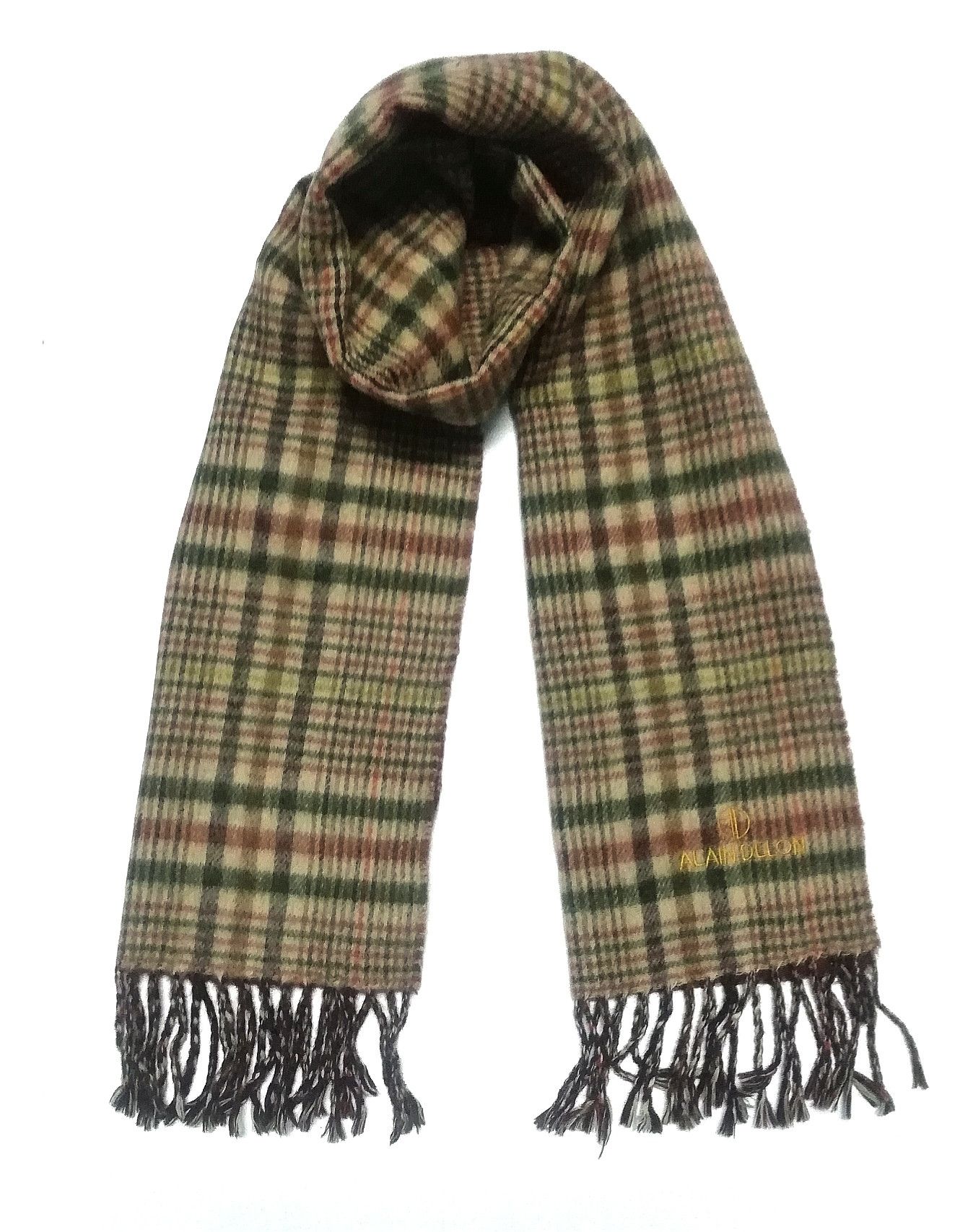Designer ALAIN DELON Wool Scarf/Bandana Dress Style Size ONE SIZE - 1 Thumbnail