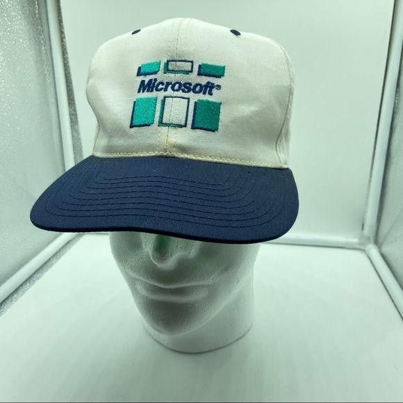 Vintage Vintage 90s Headmaster Microsoft Snapback Hat | Grailed