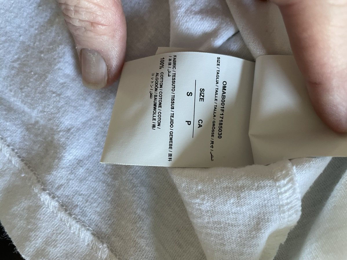 Off-White Off white diagonal brushed tee Size US S / EU 44-46 / 1 - 5 Thumbnail