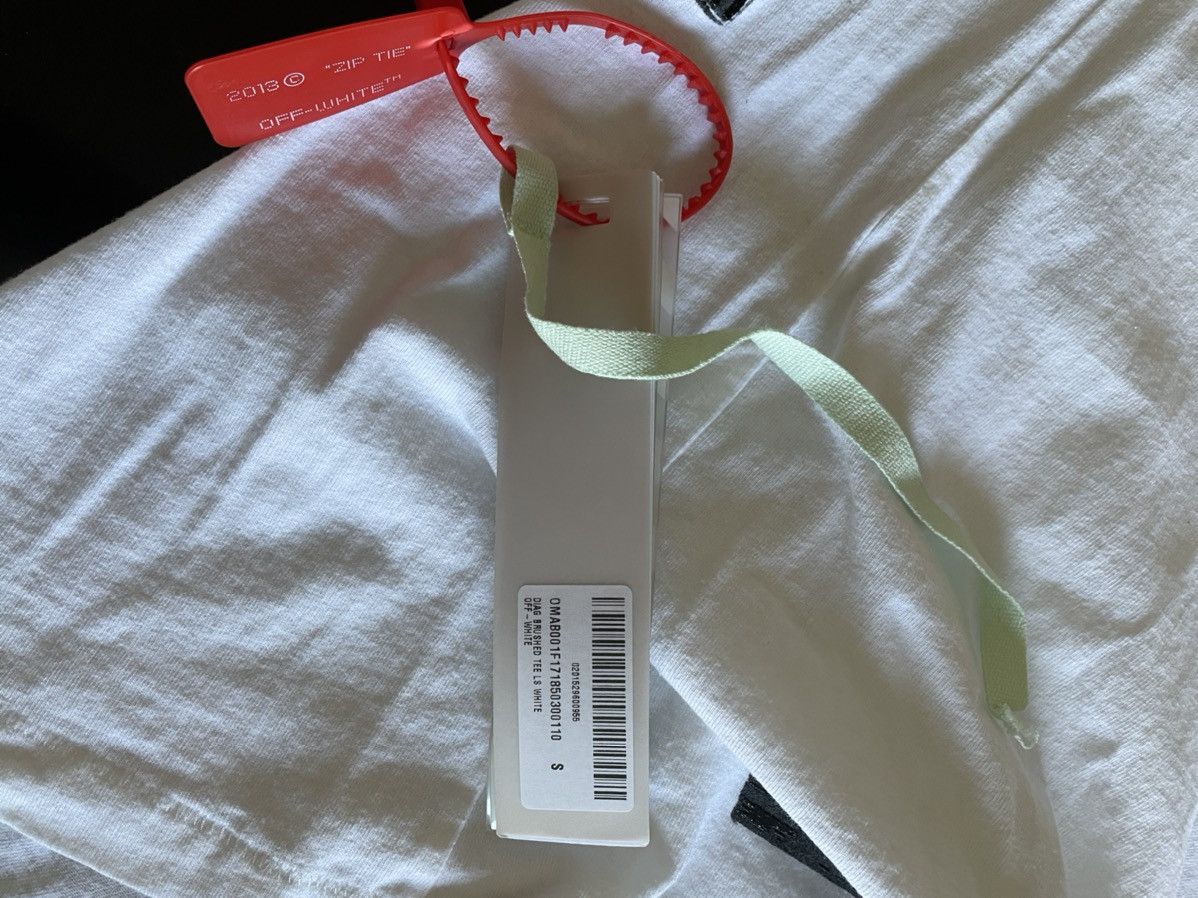 Off-White Off white diagonal brushed tee Size US S / EU 44-46 / 1 - 3 Thumbnail