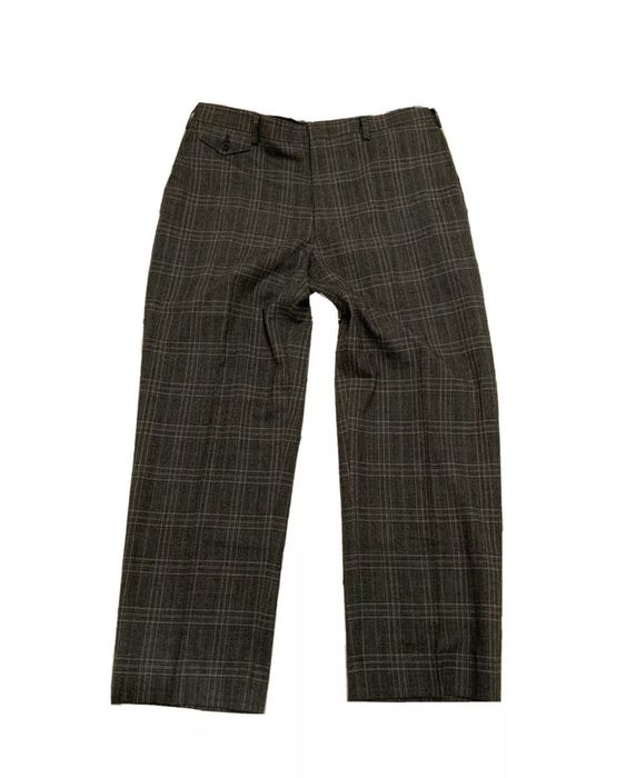 Billy Reid 495 Billy Reid Leighton Wool Plaid Dress Trouser Pants