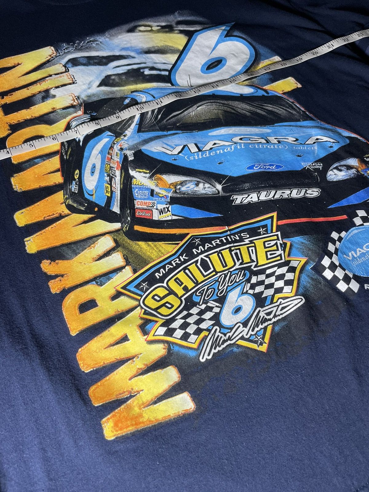 NASCAR × Vintage Vintage Nascar Mike Martin Tee Size US XL / EU 56 / 4 - 6 Thumbnail