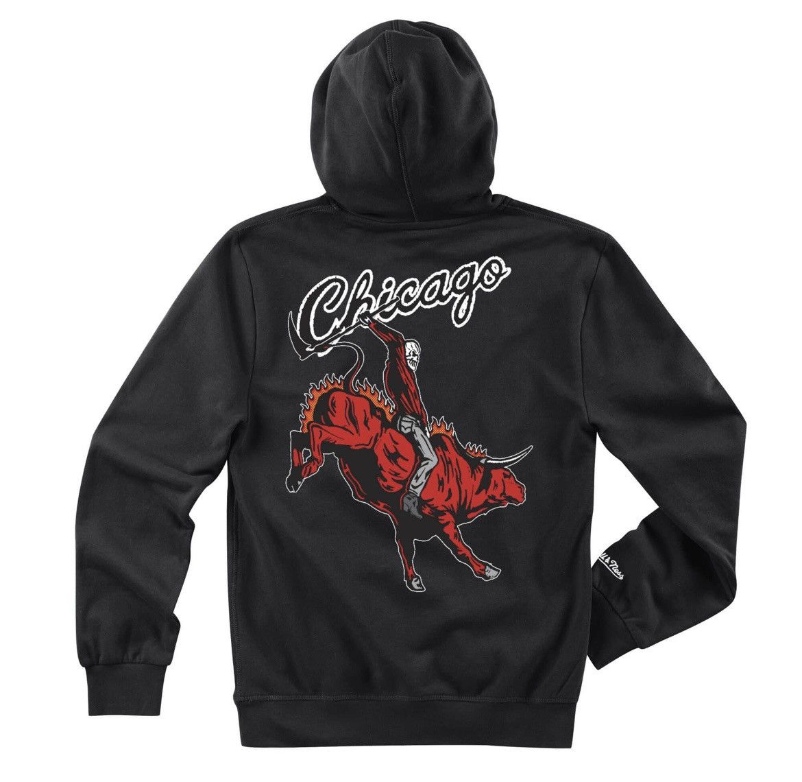 Mitchell & Ness Juice WRLD x Chicago Bulls Hoodie Black Men's - FW20 - US