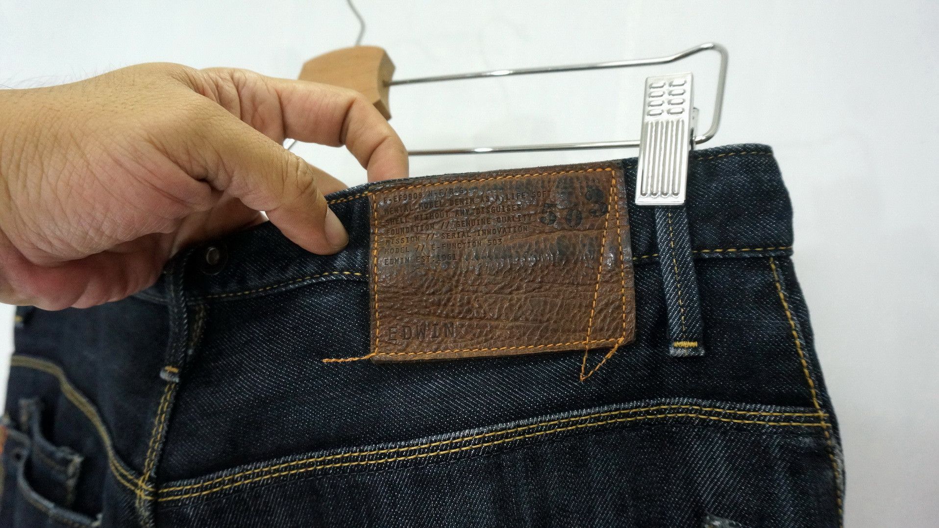 Edwin Japan EDWIN E-FUNCTION Curvy Leg Made In Japan Jeans DHL Size US 32 / EU 48 - 11 Thumbnail