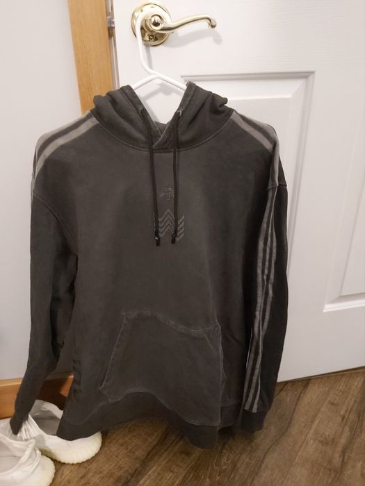 Adidas alexander wang x adidas bleached hoodie Grailed