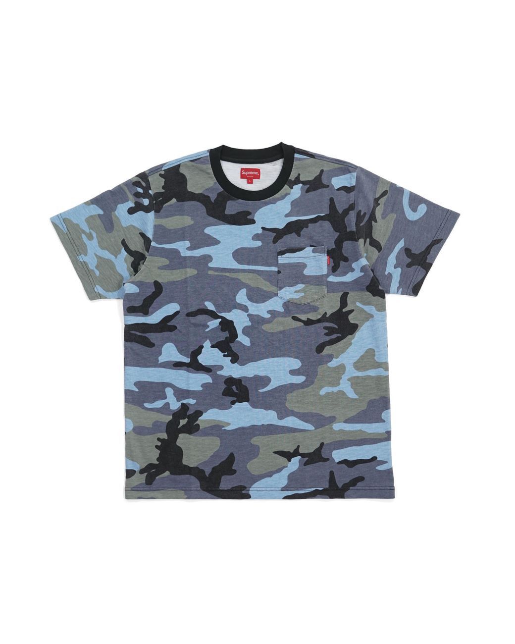 Supreme DS Supreme Pocket Blue Camo Tee OOTD FTP FOG CDG BAPE KITH Size US M / EU 48-50 / 2 - 1 Thumbnail