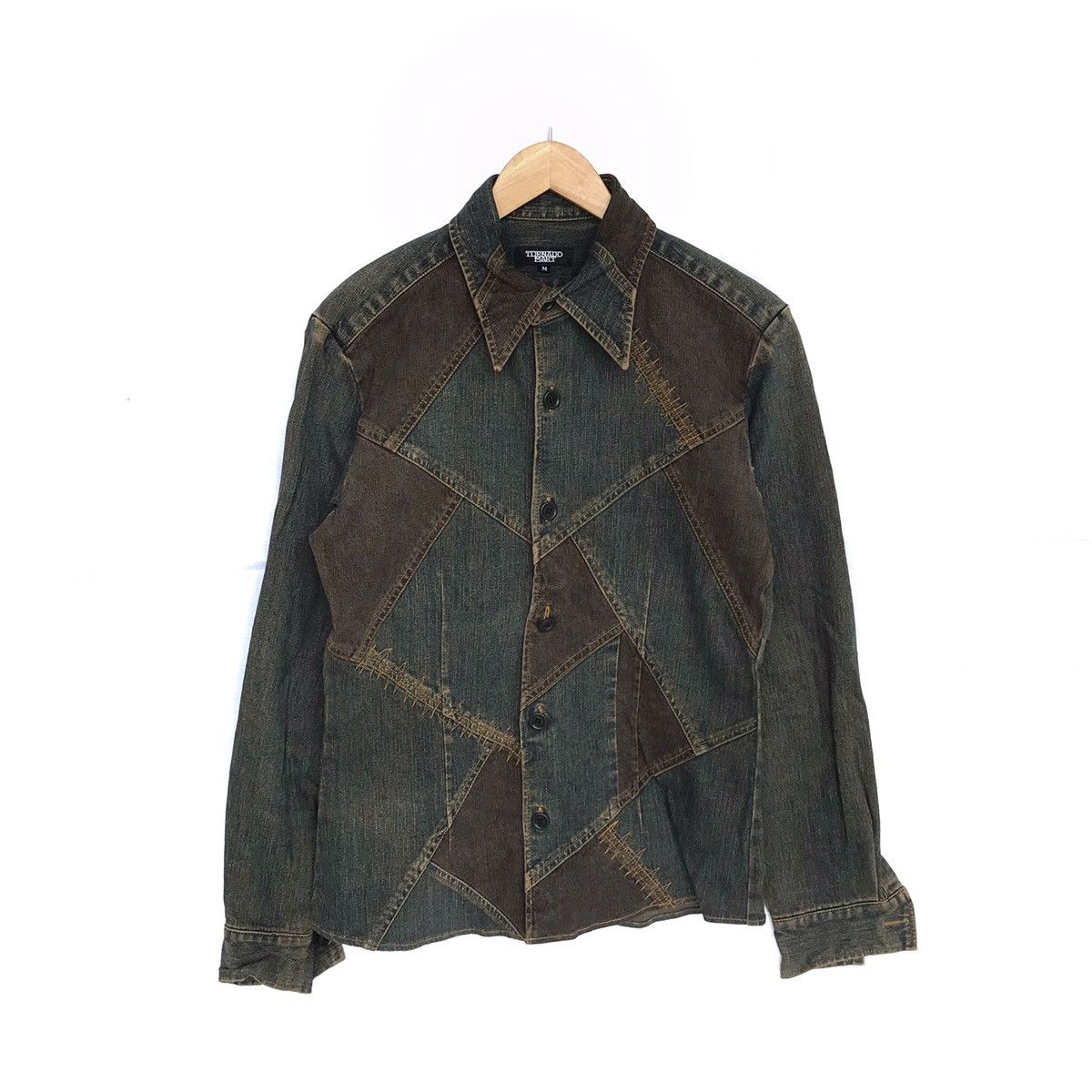 Japanese Brand Tornado Mart patchwork jeans jacket