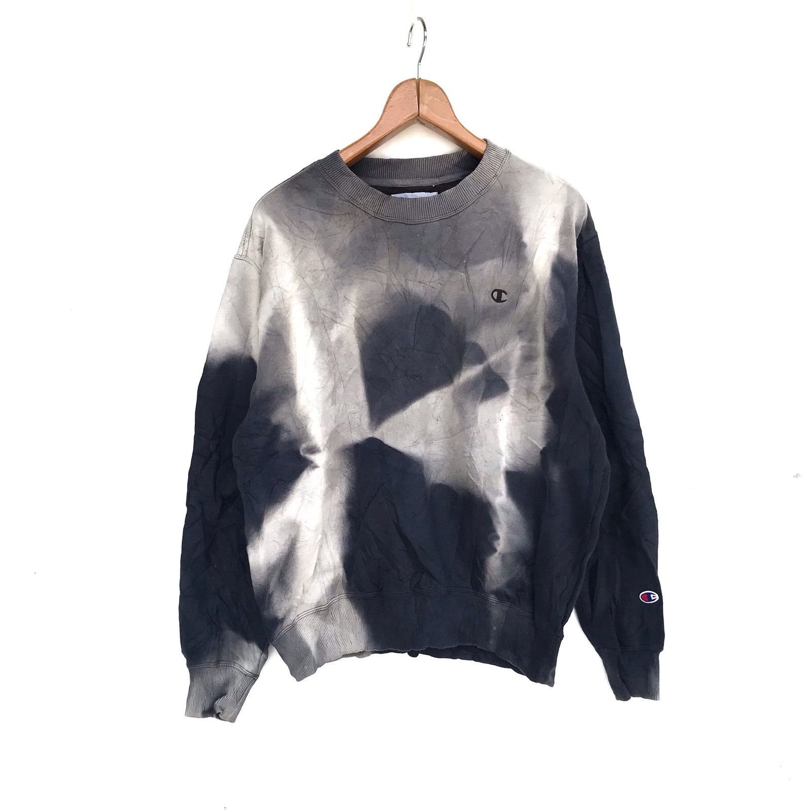Champion × Vintage Vintage Champion Acid Wash Sweatshirt Size US L / EU 52-54 / 3 - 1 Thumbnail
