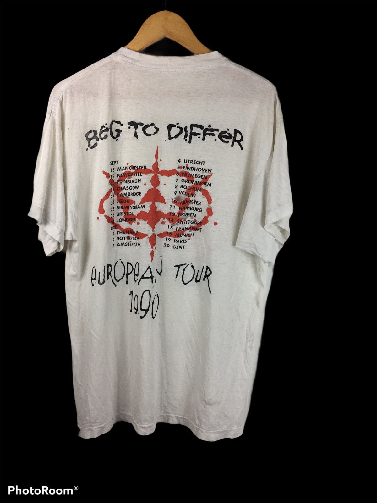 Band Tees Rare Vintage Prong distressed european tour 90 thrash shirt Size US L / EU 52-54 / 3 - 2 Thumbnail