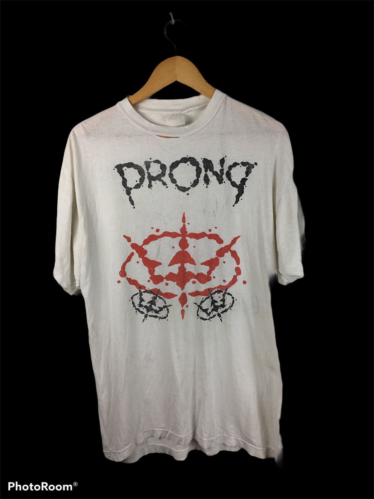 Band Tees Rare Vintage Prong distressed european tour 90 thrash shirt Size US L / EU 52-54 / 3 - 1 Thumbnail