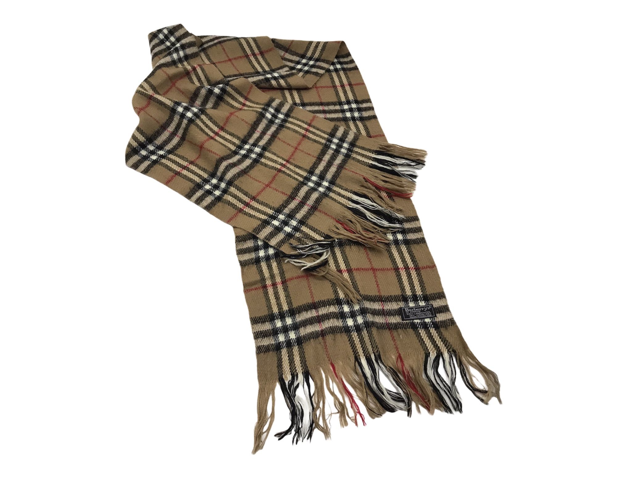 Burberry ❌Last Drop❌Burberry Nova Check Scarf/Muffler Wool Size ONE SIZE - 3 Thumbnail