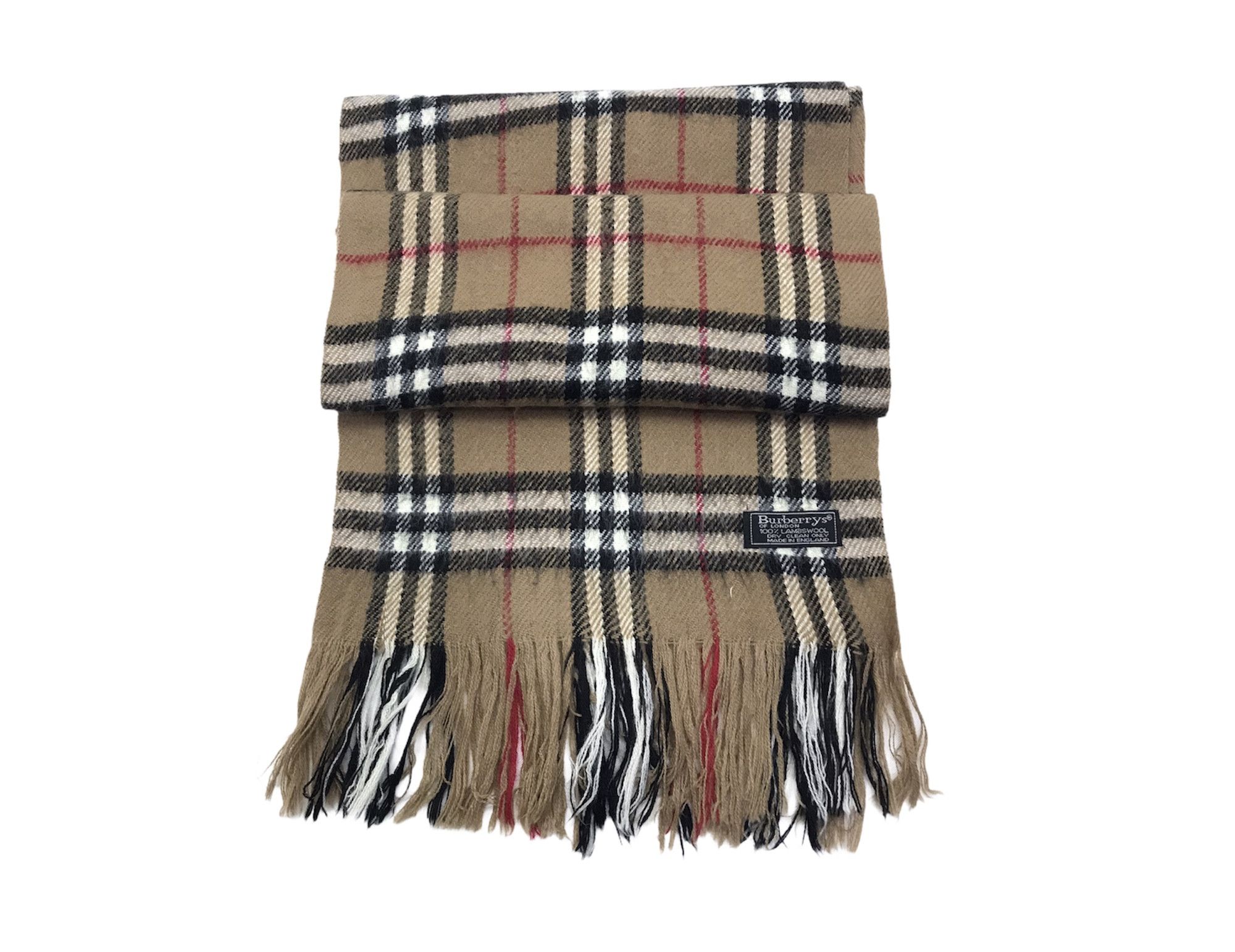 Burberry ❌Last Drop❌Burberry Nova Check Scarf/Muffler Wool Size ONE SIZE - 4 Thumbnail