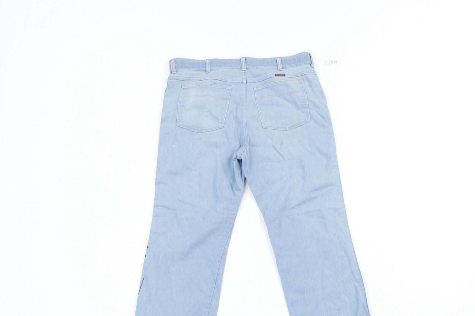 Vintage Vintage 80s Wrangler Thrashed Bootcut Denim Jeans Blue 36 Size US 36 / EU 52 - 8 Thumbnail