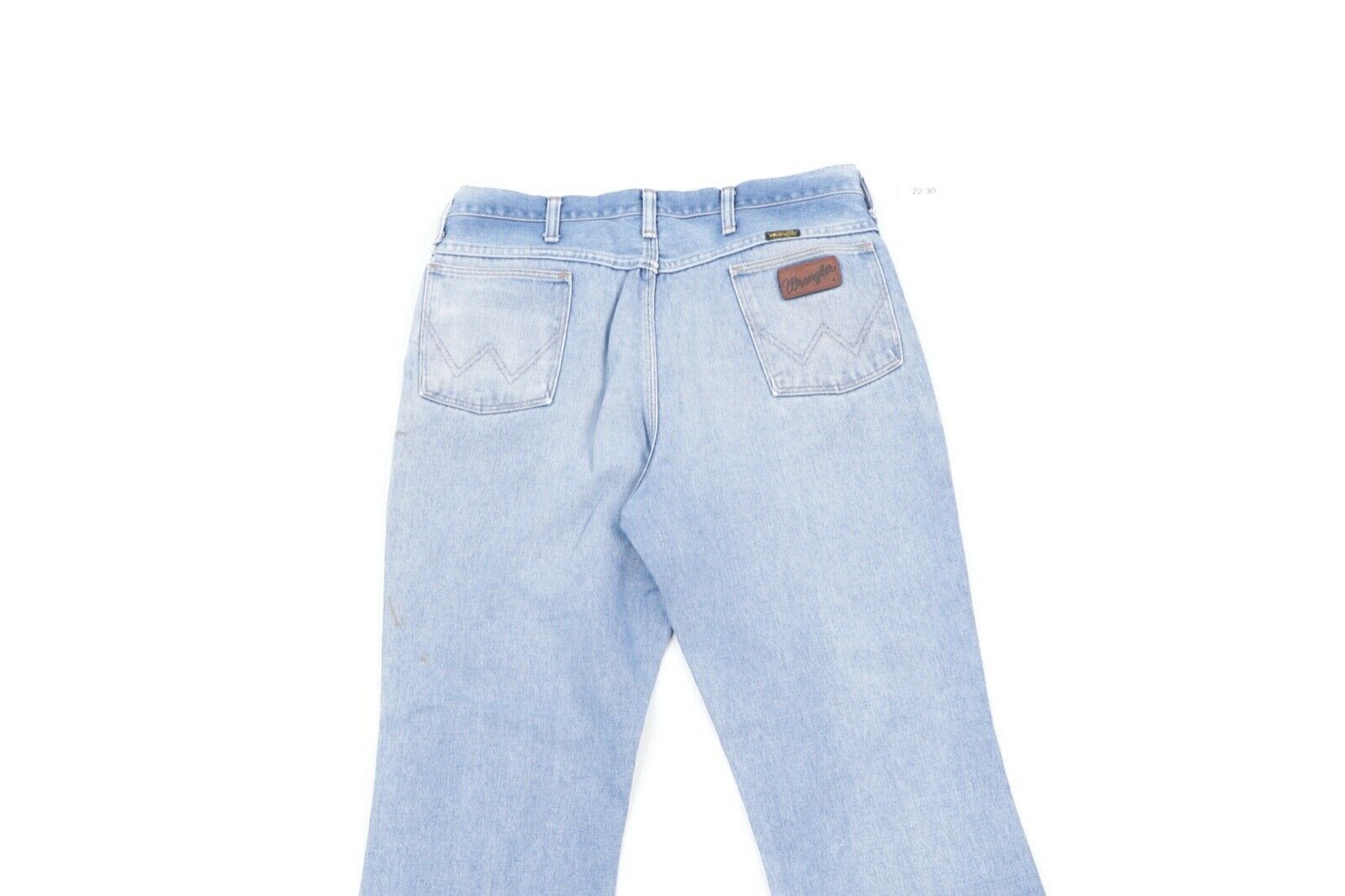 Vintage Vintage 80s Wrangler Bootcut Thrashed Jeans Blue 34x28 Size US 34 / EU 50 - 7 Thumbnail