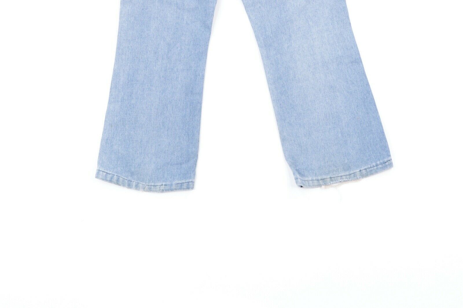 Vintage Vintage 80s Wrangler Bootcut Thrashed Jeans Blue 34x28 Size US 34 / EU 50 - 8 Thumbnail