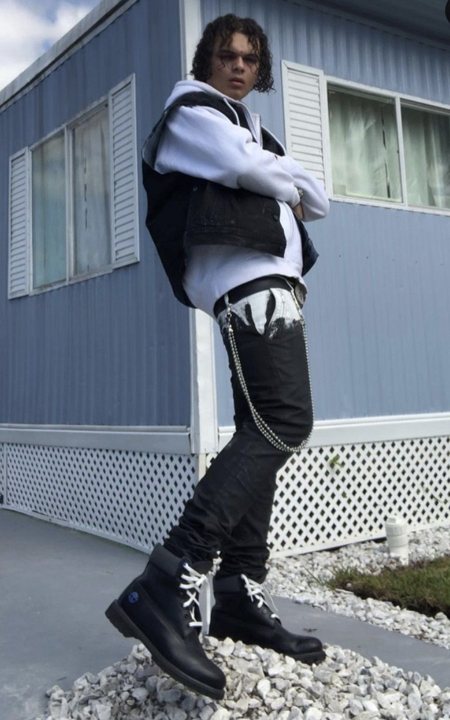 Other faded leather pants Size US 32 / EU 48 - 1 Thumbnail