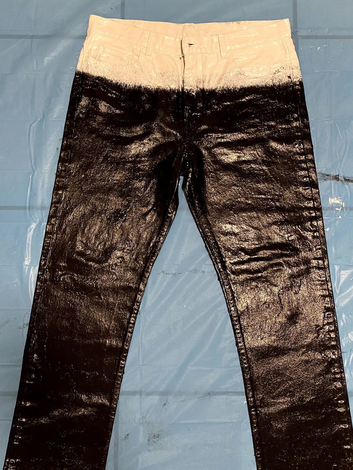 Other faded leather pants Size US 32 / EU 48 - 4 Thumbnail