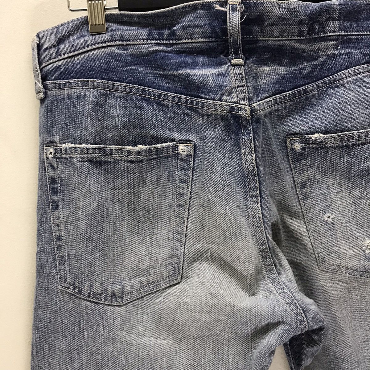 Spellbound Vintage 90s Spellbound Distressed Denim Made in Japan Size US 33 - 11 Thumbnail