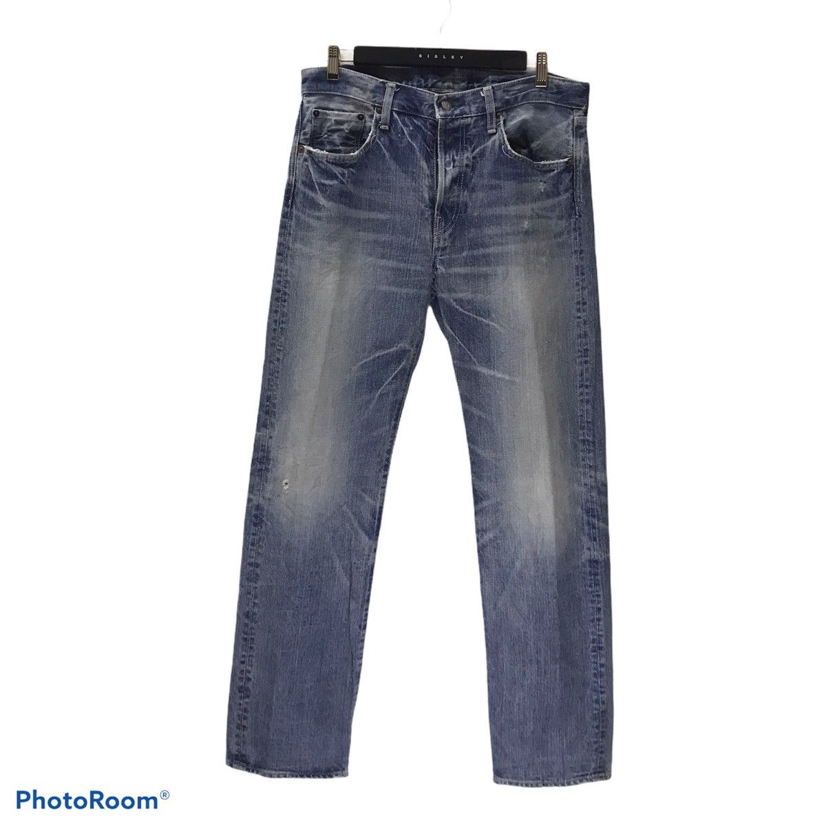 Spellbound Vintage 90s Spellbound Distressed Denim Made in Japan Size US 33 - 1 Thumbnail