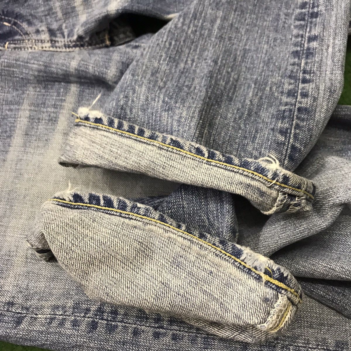 Spellbound Vintage 90s Spellbound Distressed Denim Made in Japan Size US 33 - 18 Thumbnail