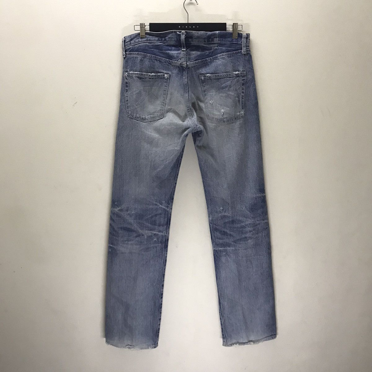 Spellbound Vintage 90s Spellbound Distressed Denim Made in Japan Size US 33 - 23 Thumbnail