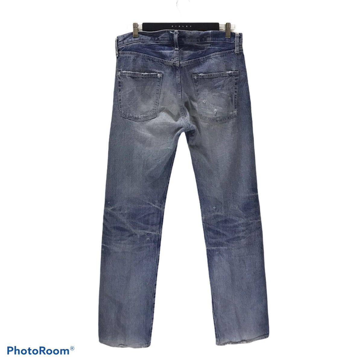 Spellbound Vintage 90s Spellbound Distressed Denim Made in Japan Size US 33 - 2 Thumbnail