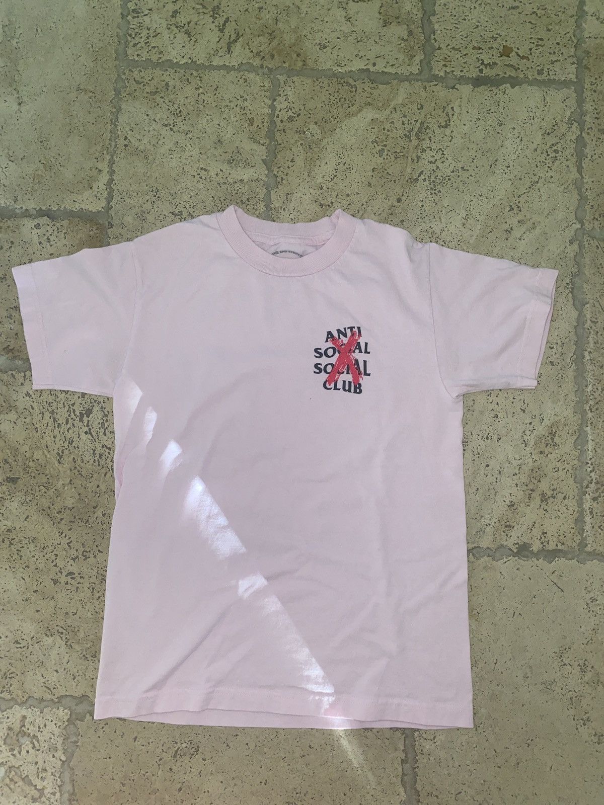 Anti Social Social Club ANTI SOCIAL SOCIAL CLUB PINK CANCEL CANCELLED X TEE T SHIRT Size US S / EU 44-46 / 1 - 1 Thumbnail